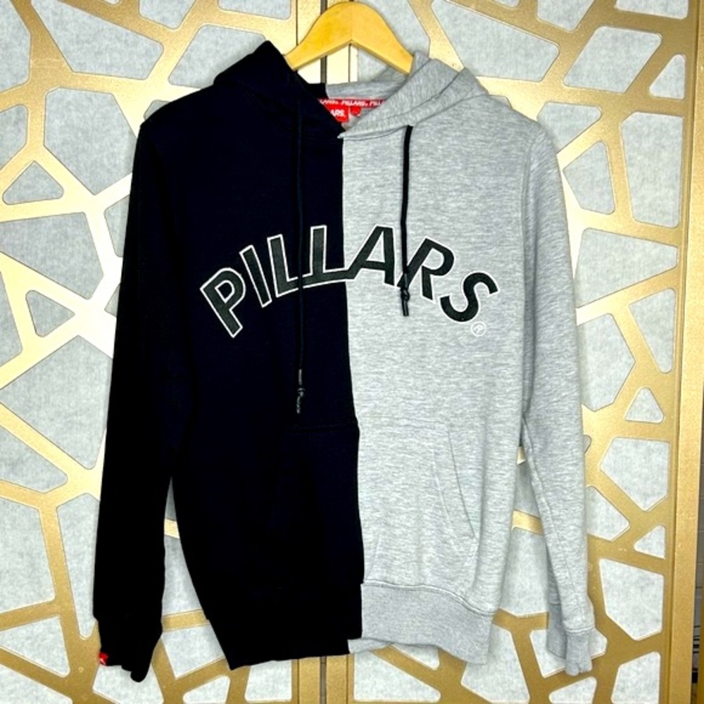 PILLARS TWO TONE HOODIE‎